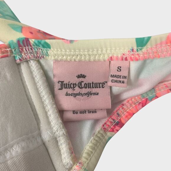Juicy Couture Floral Bandeau Bikini Top size Small - Picture 4 of 6